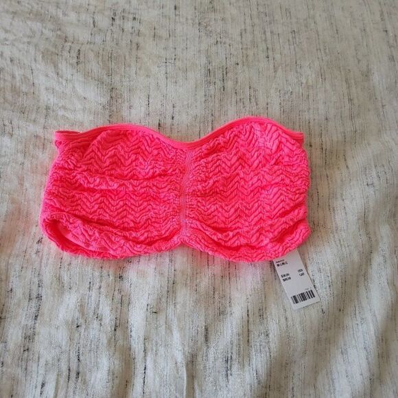 Urban Outfitters Out From Under Seamless Zigzag Shirred Tube Bikini Set - Picture 2 of 7